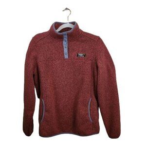 L.L. Bean Sweater Fleece Pullover Size M